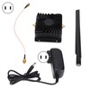 WiFi Range Extender Black Spiral Fan Shaped Wireless Signal Amplifier