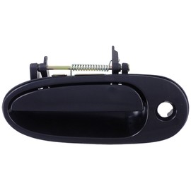 Dorman 77602 Front Driver Side Exterior Door Handle Compatible with Select Oldsmobile/Pontiac Models, Smooth Black, Beige