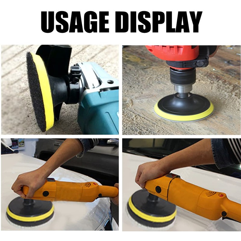 Utoolmart 5 inch Hook and Loop Backing Pad, Grinder Sanding