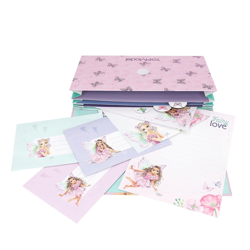 Depesche TOPModel Fairy Love 12974 Writing Paper Set in Purple
