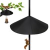 BULFULL 19 Inch Metal Squirrel Baffle for Bird Feeder Pole,