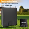 EVRBUL Ping Pong Table Cover Outdoor Waterproof Folding Table Tennis