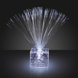 5.5" Light Up Mini White Centerpieces (Party Set of 12) for Tables