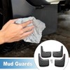 A ABSOPRO Mud Flap Splash Guard with Mount Accessories Front
