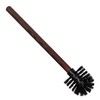 REDECKER Nylon Toilet Brush with Dark Coated Metal Holder, Oiled