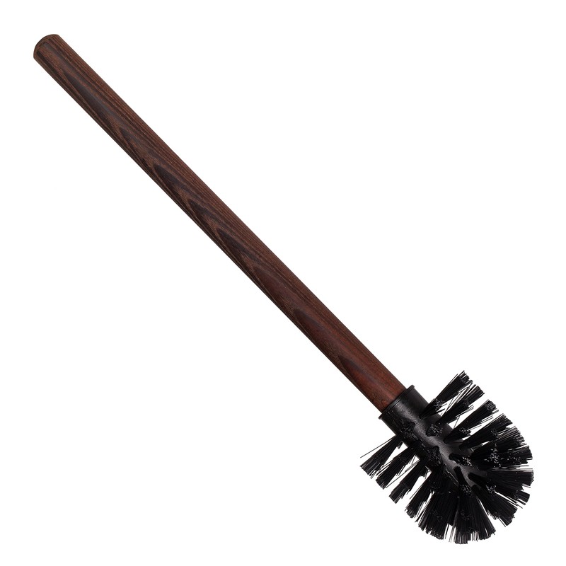 REDECKER Nylon Toilet Brush with Dark Coated Metal Holder, Oiled