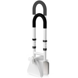 Adjustable Height Bathtub Handle Grab Bar, Bathtub Safety Rail & Shower Grab Bars for Seniors, Baby, Elderly, and Disabled, Fits 3"–7" Tub Walls, Waterproof Non-Slip Handle and Holds 300lbs
