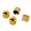 4Pcs Guitar Knob Metal Volume Tone Dome Control Knob Musical