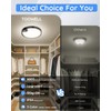 Waterproof Shower Light Indoor - Rechargeable Motion Sensor Ceiling Light,