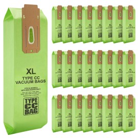 25 Packs Vacuum Bags for Oreck Type CC, Compatible with All Oreck XL Upright Vacuum Cleaner - Replaces Part # CCPK8DW