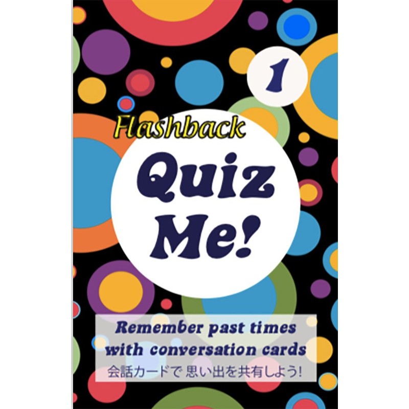 Quiz Me. Coversation Card Game Flash Backpack 1 Quiz Me.