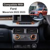 MACHSWON Car Centre Console Button Circle Cover Air Conditioner Volume