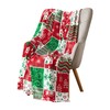 Serafina Home Christmas Holiday Throw Blanket: Velvelty Soft, Durable Fleece