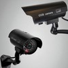 24-Hour LED Light Outdoor Dummy Security Camera CCTV