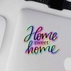 Holographic Decal Stickers of Home Sweet Home Premium Waterproof Vinyl