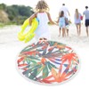 Round Beach Towel Blanket Circular Beach Tassels Blanket Oversized Picnic