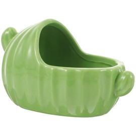 Mipcase Hamster Bathtub Chinchilla Dust Bath Guinea Pig Accessories Hamster Ceramic Nest Daily Use Hamster Bathroom Household Chinchilla Bathtub Toy Ceramic Sand Summer Ceramics