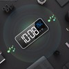 Mirror LED Alarm Clock Two Sets of Alarm Rechargeable Voice