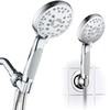 AquaSpa High Pressure 6-setting Luxury Handheld Shower Head – Extra