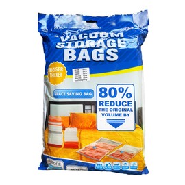 ICE TOYS 10 x Space Saving Vacuum Bags - 5 Sizes - Includes Pump (SET 10 + Pump)