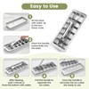 Stainless Steel Ice Cube Tray with Lever - 18 Large