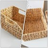 FELTECHELECTR Handwoven Storage Basket for Home Organization Multi-functional Woven Container