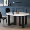 TENGCHANG 16'' Industry T Shaped Dinner Coffee Table Leg Metal