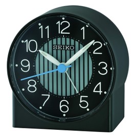 Seiko Asami Bedside Alarm Clock, Black