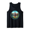 North Star Compass Rose Tank Top