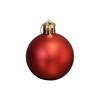 Assorted Red Baubles 12 Pack | 5cm Diameter | Christmas