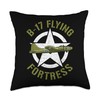 B-17 Bomber Flying Fortress WWII Word War 2 Plane Throw