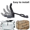 6 Pack Adjustable Toggle Clamp, Black Pull Latch Clamp,Holding Capacity