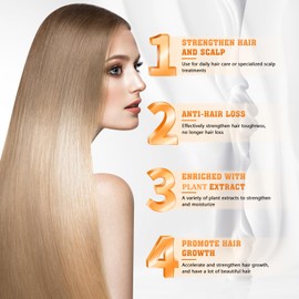 Anti Hair Loss Shampoo for Women, Shampoo for Thinning Hair for Women, Moisturizing Shampoo for Hair Growth, Anti-Hair Fall Promote Hair Growth, 100ML(2PCS)