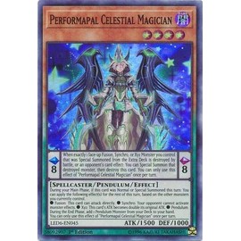 YU-GI-OH! Performapal Celestial Magician - LED6-EN045 - Super Rare - 1st Edition