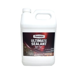 Nanotech Solutions Ultimate Sealant Wet Look- High Gloss Clear Sealer, Water Repellent Coating for Concrete, Masonry, Natural Stone, Slate Tile- UV Resistant, Water-Based, Indoor Outdoor (1 Gal.)