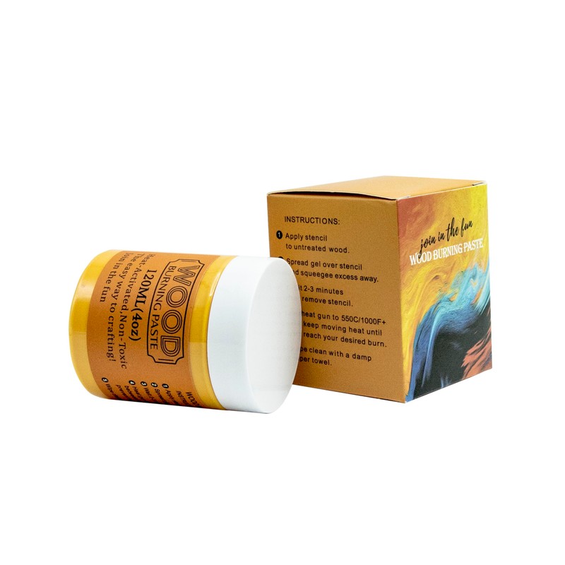 DGAGA Wood Burning Paste Wood Burning Gel for Heat Gun