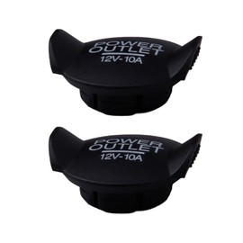Zeizafa 2Pcs Car Outlet Covers 12V Power Socket Plug Covers Caps Plug Caps for Car Power Port Outlet