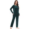 Women Velour Lounge Set 2 Piece Velvet Pajama Set Sweatsuit