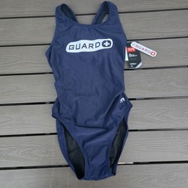 TYR Women's Lifeguard Nylon Maxfit Navy Durafast One 1 Piece Size 30 New