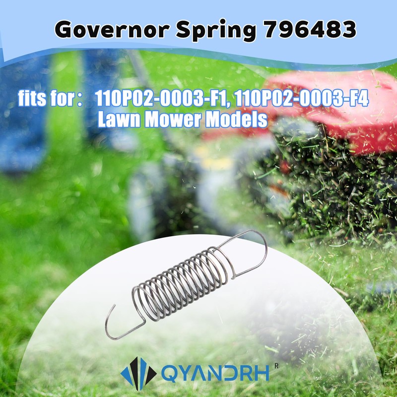 Governor Spring 796483 fits for 110P02-0003-F1, 110P02-0003-F4 Lawn Mower Models