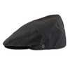 Jaxon & James Oilcloth Flat Cap - Black M