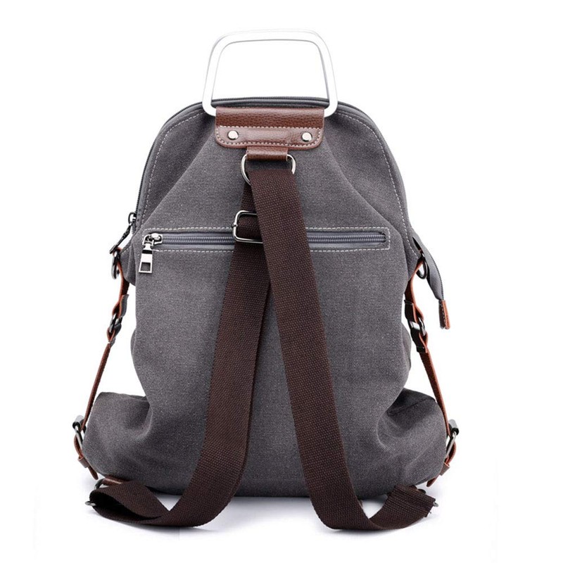 NACZHLOVELL Women's Multi-functional Shoulder Bag, Canvas Bag, Crossbody Bag, 3-Way