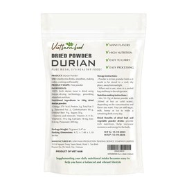 DURIAN POWDER 2.47 oz (70g) VIETFARMFOOD: Pure freeze-dried fruit powder, made from real fruit with no added sugar - Perfect for daily nutrition to keep your body full of vitality.
