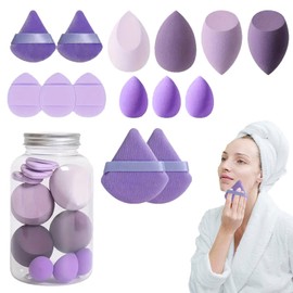 Setting Face Puff - Makeup Puff Sponge Set - Beauty Sponges Blending Blenders Facial Makeup Tools for Powder and Foundation