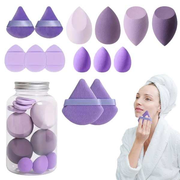Setting Face Puff - Makeup Puff Sponge Set - Beauty