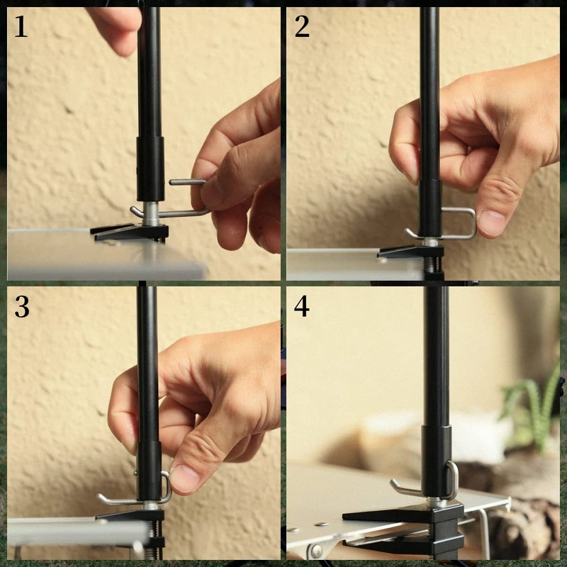 huanbush Lantern Stand Exclusive Table Clip