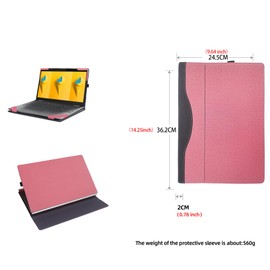 VEVOOD Laptop Case for 2023 Yoga 7i | Yoga 7 2-in-1 Laptop 16 inches /15z-ds100/15-cn/15-dr1007TX/15-cp0053cl /15.6" Detachable Laptop Case (Pink, 16inch)