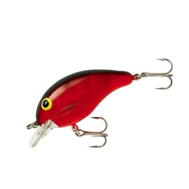Bandit Lures Series 100 Crankbait Bass Fishing Lures, Fishing Accessories, Dives to 5-feet Deep, 2', 1/4 oz, Red Crawdad, (BDT1B37)