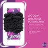 Goody Ouchless Scrunchie para mujer, Negro, 8 unidades