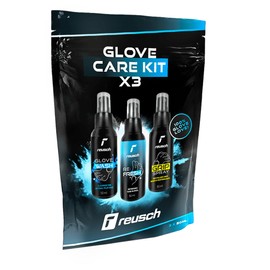 Reusch Glove Care Kit x3 - Goalkeeper Glove Care Set for Goalkeepers, Cleans, Refreshes, Improves Grip and Extends the Life of Your Goalkeeper Gloves - For Top Performance in the Game!